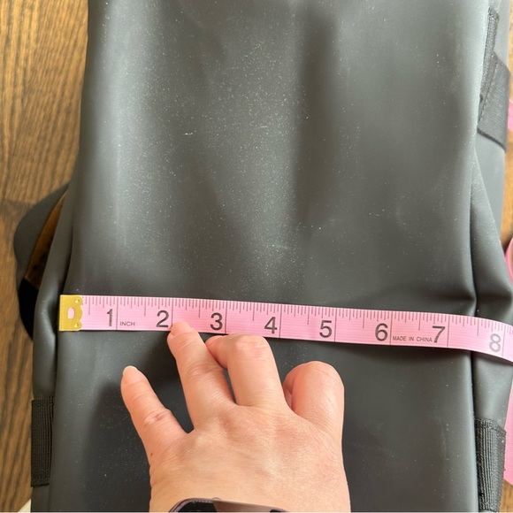 Rains Black Small Weekender Duffel Bag - Picture 16 of 16